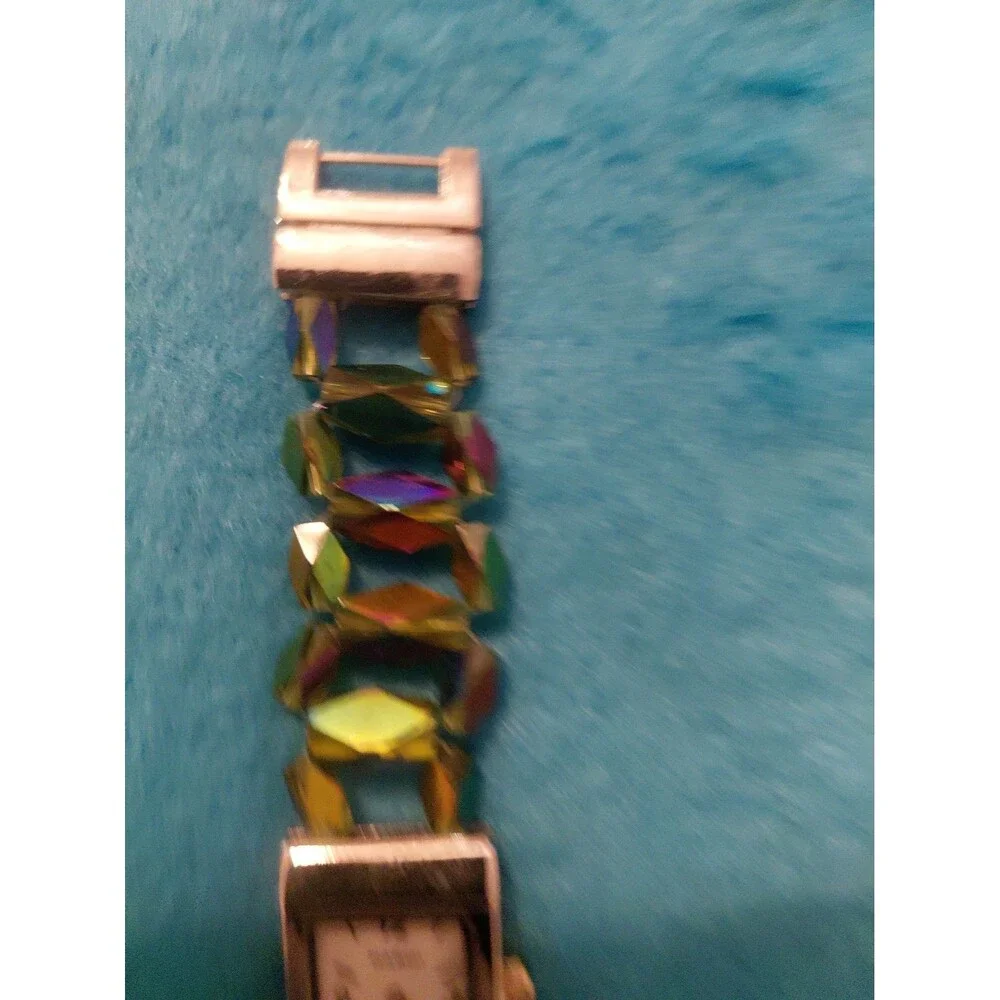 Green Iridescent Beaded NEW NARMI WOMENS WATCH